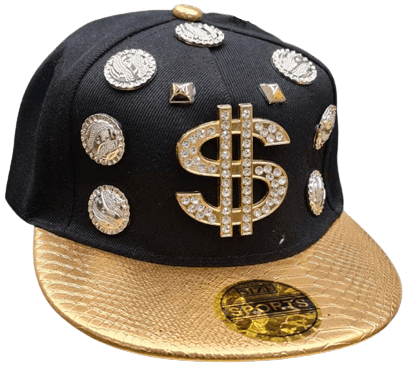כובע ראפר דולר אבנים
