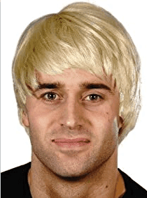 פאה גבר בלונד בשקית PVC