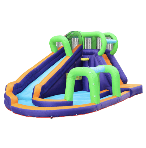 מתנפח ענק סגול ירוק