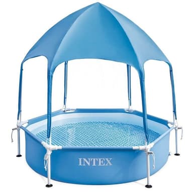 בריכת עמודים עגולה עם גגון (183X38) 28209 מבית INTEX