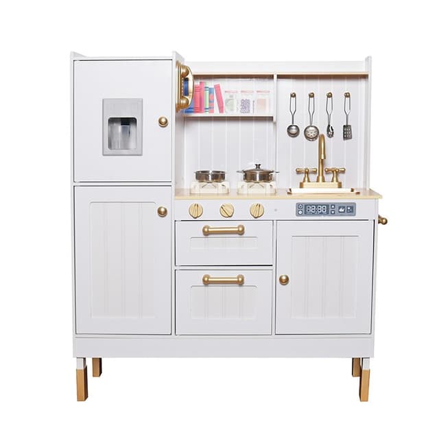 מטבח אלקטרוני אפרת מעץ לילדים W10C692C מאת בית העץ