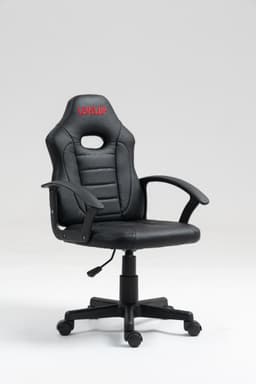 כיסא תלמיד ארגונומי לנוער עם ידיות בצבע שחור 301A-BB מבית LEVEL UP