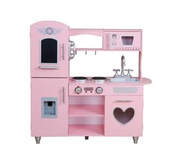 מטבח איילת ורוד מעץ לילדים W10C566 מאת בית העץ