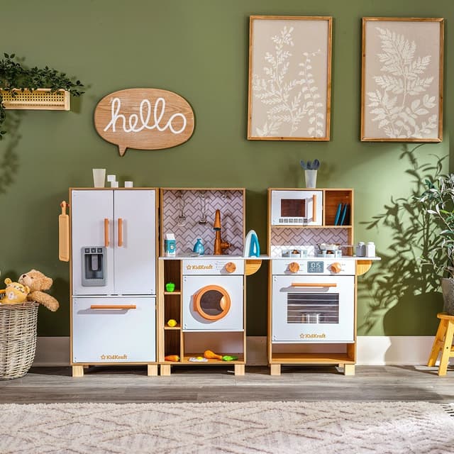 מטבח אלקטרוני ערבה מעץ לילדים 20372 מאת בית העץ