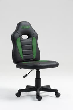 כיסא תלמיד ארגונומי לנוער בצבע שחור וירוק S301-BG2 מבית LEVEL UP