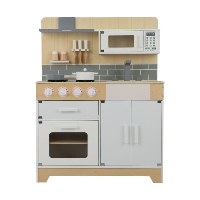 מטבח ולנסיה לבן מעץ לילדים לבן Valencia2 מאת בית העץ