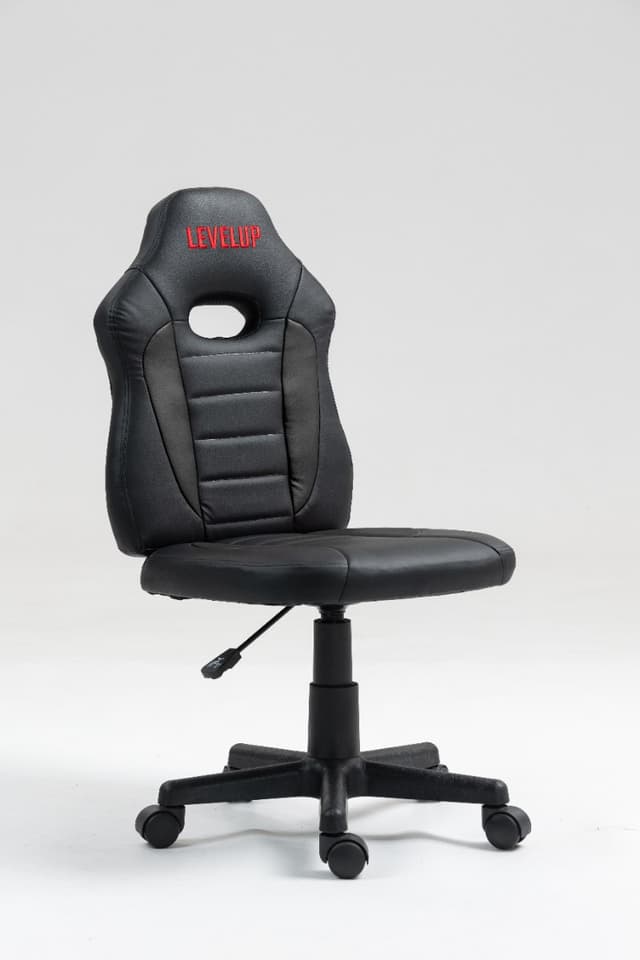 כיסא תלמיד ארגונומי לנוער בצבע שחור S301-BB מבית LEVEL UP