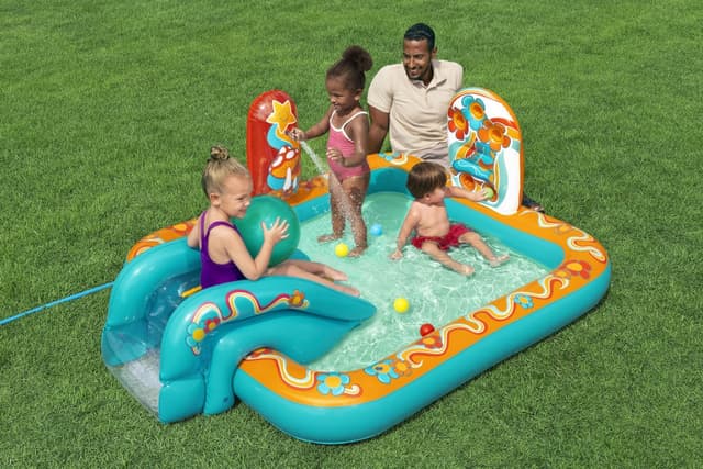 בריכה מתנפחת לילדים דיסקו מידות (1.93X1.52X0.74 סמ) 53164 מבית BESTWAY