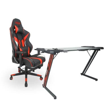 שולחן גיימינג + כיסא גיימינג BANDEL7038 מבית LEVEL UP