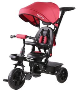 תלת אופן עם מושב דו-כיווני בצבע אדום 3 ב-1| מקט TRIFUN | TRIFUNR