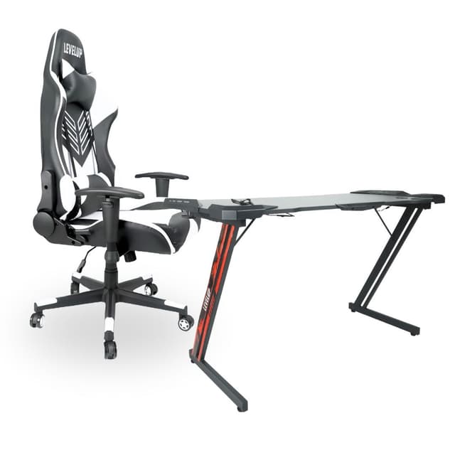 שולחן גיימינג + כיסא גיימינג BANDEL7002 מבית LEVEL UP