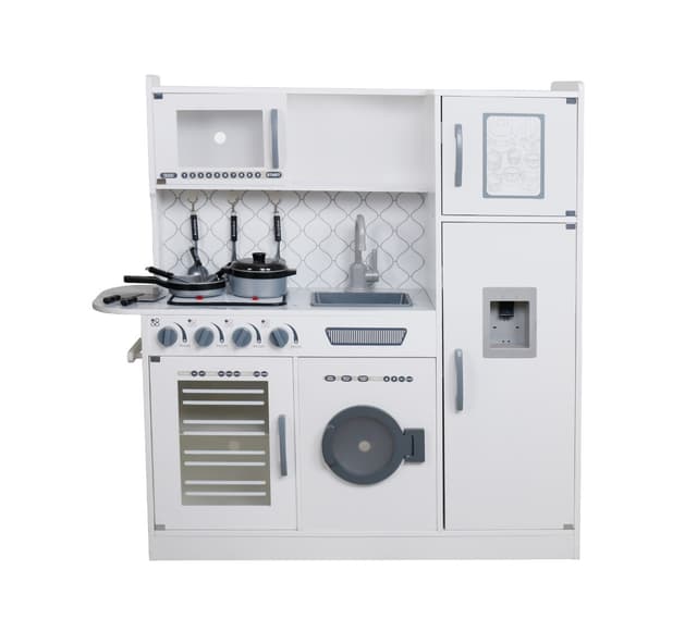 מטבח אלקטרוני אביב מעץ לילדים W10C364C מאת בית העץ