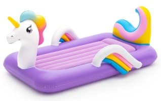 מיטה / מזרן מתנפח יחיד לילדים בעיצוב חד קרן | Dreamchaser airbeds