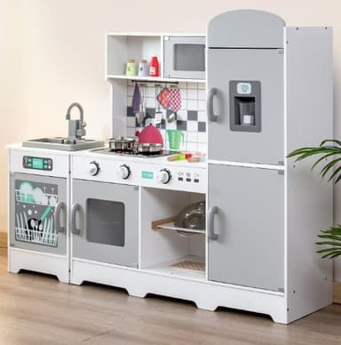 מטבח אלקטרוני ניר מעץ לילדים W10C610 מאת בית העץ