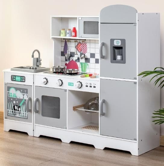 מטבח אלקטרוני ניר מעץ לילדים W10C610 מאת בית העץ