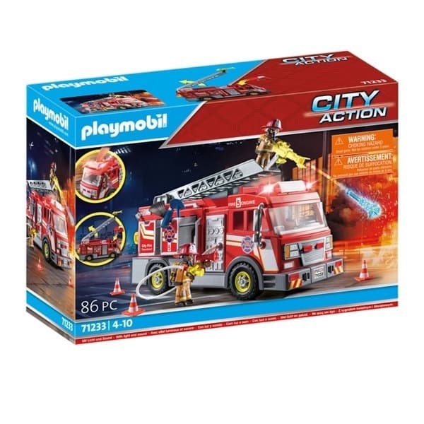 פליימוביל רכב כיבוי אש כולל סולם