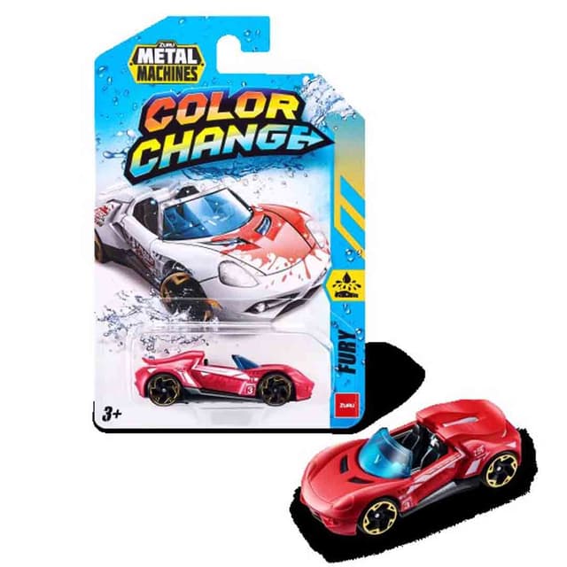 מטל משינס - רכב ברזל משנה צבע במים