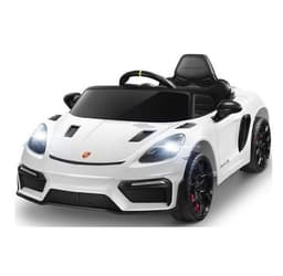 פורשה 718 Spyder RS לילדים – רכב ממונע 12V מקורי, 2 מנועים, שלט וריפוד דמוי-עור