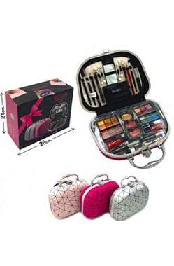 תיק איפור חצי עגול - דגם פינקי