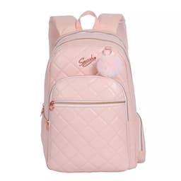 תיק זרוק ורוד בייבי מעוינים