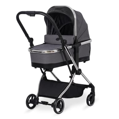 עגלה משולבת טוויגי מיליס שלדה כסופה – ™Twigy Millis