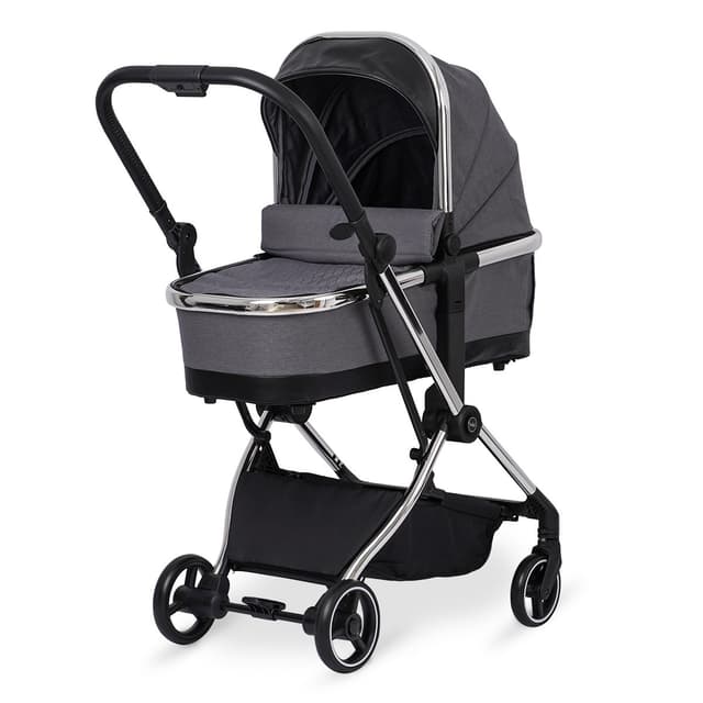 עגלה משולבת טוויגי מיליס שלדה כסופה – ™Twigy Millis