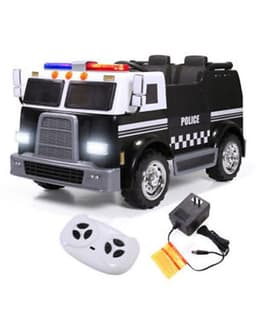 רכב משטרה ענק! 24V מחוזק - שני מושבים