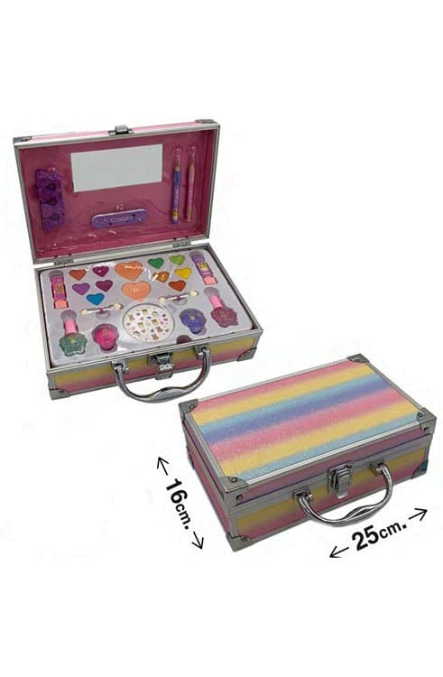 סט איפור מושלם - הכל כלול - דגם קשת בענן