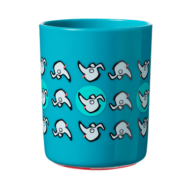 כוס פטנט כחולה שאינה נופלת 190 מ"ל 12m+ מסדרת Tommee Tippee Super Cup - הדפס כלבלבים