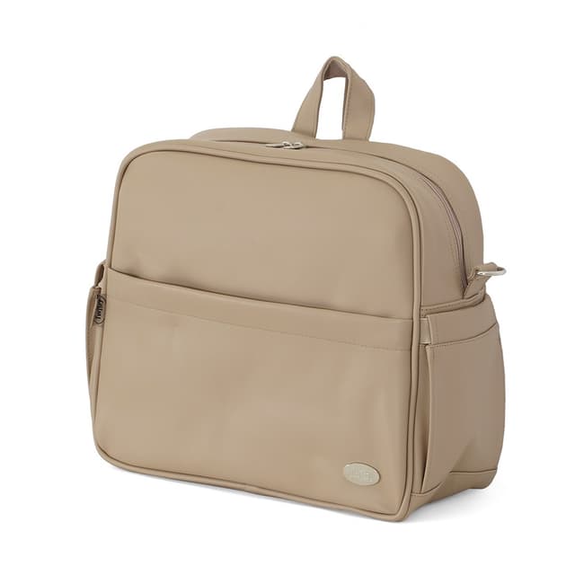 תיק החתלה לתינוק טוויגי אמבר דמוי עור שמנת – Twigy Amber™ Seashell