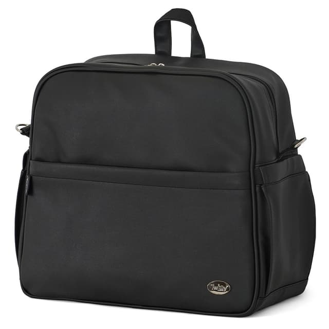 תיק החתלה לתינוק טוויגי אמבר פלוס דמוי עור שחור – Twigy Amber™ Plus Jade