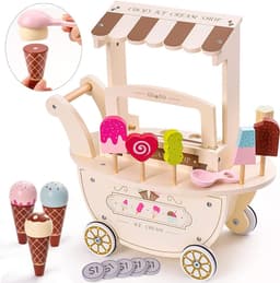 גלידרייה ניידת מעץ לילדים - להיט!