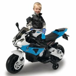 אופנוע ממונע BMW S1000 RR 12V - בלעדי: כולל גלגלי עזר (ניתן להסרה)