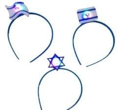 קשת אורות מגן דוד 3 דוגמאות מעורבב