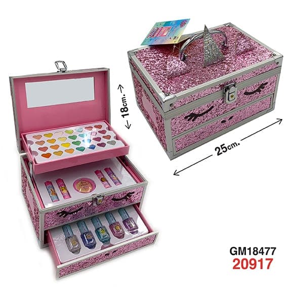 מארז איפור מהודר - דגם חד קרן