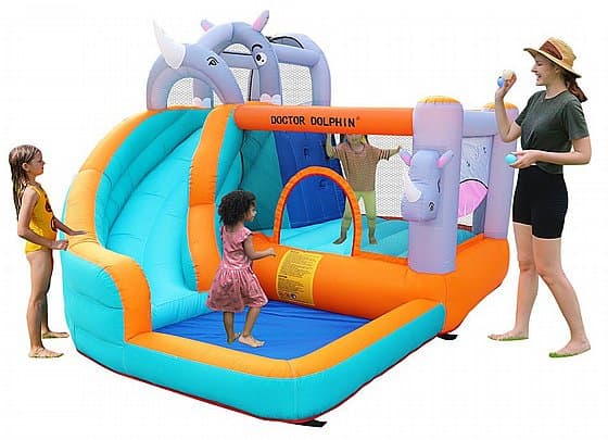 מתקן מים מתנפח, מבית DOCTOR DOLPHIN דגם היפו ההיפופוטם