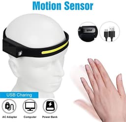 מנורת ראש עם אור לד