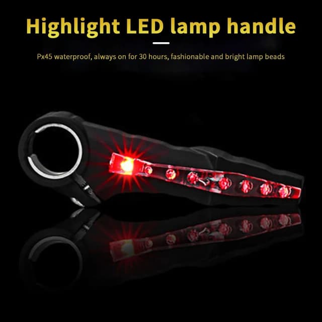 מאותת עם אור לד לכידון אופניים