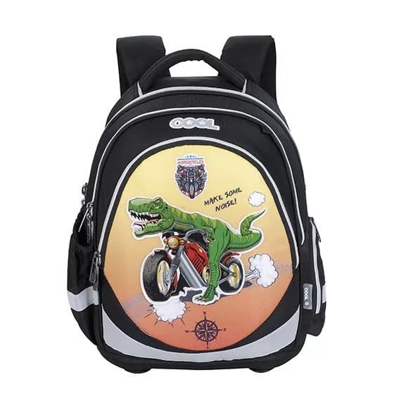 תיק אורטופד דינוזאור על אופנוע + קלמר