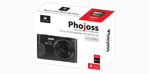 מצלמת Phojoss DC-22 מצלמת הדיסי פגוס