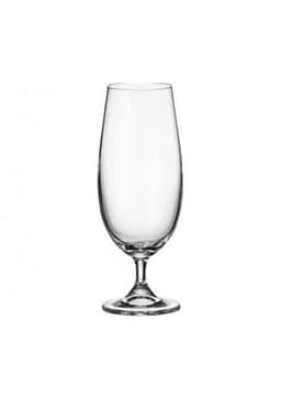 סט 6 כוסות בירה קריסטל