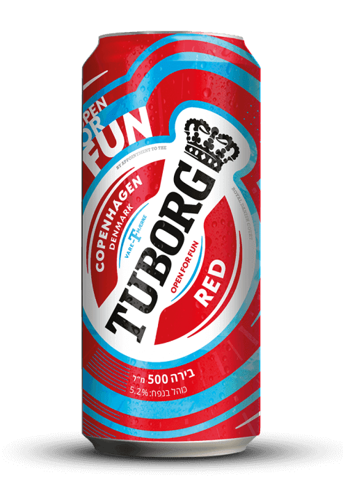 בירה טובורג אדום פחית