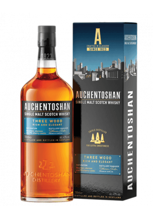 וויסקי סינגל מאלט אוכנטושן 3 סוגי עץ