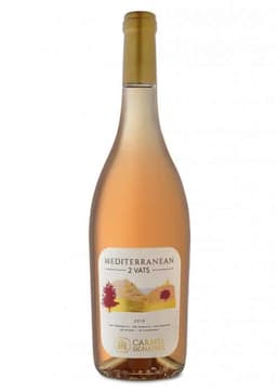 יין 2 ווטאס  רוזה יקבי כרמל 750 מ"ל