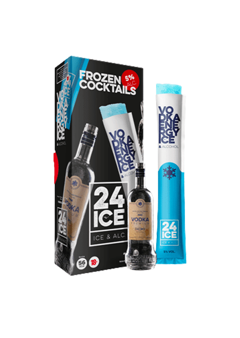 "24 ICE" שלוק קוקטייל בטעם וודקה אנרג'י