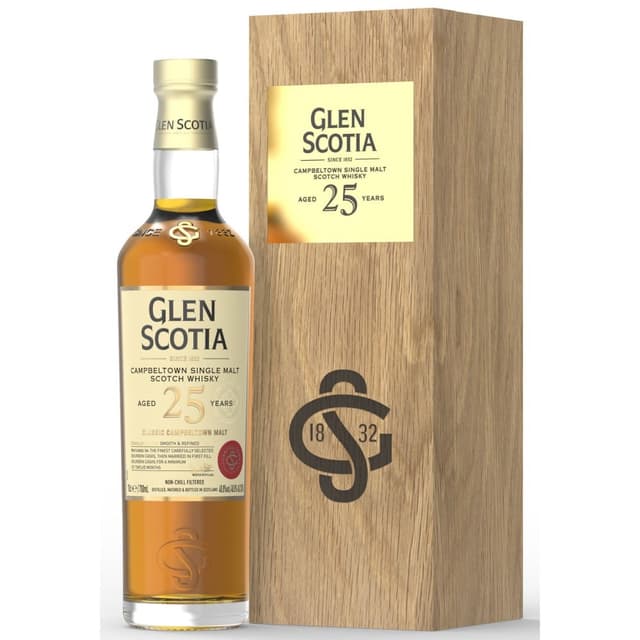 וויסקי סינגל מאלט גלן סקוטיה 25 שנה