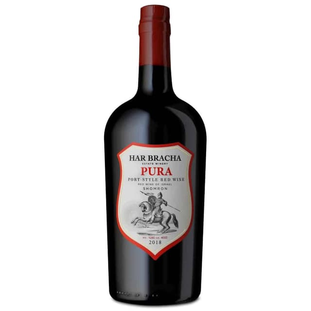יין קינוח אדום הר ברכה פורה