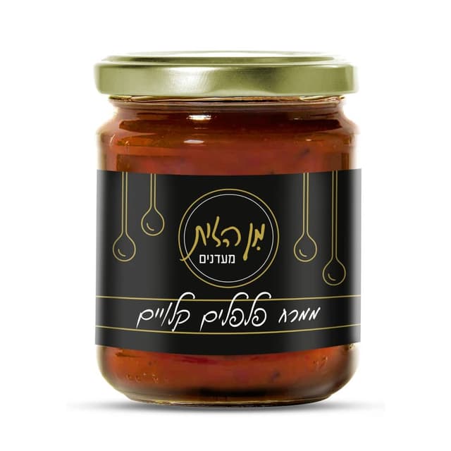 ממרח מן הזית פלפלים קלויים 185 ג'