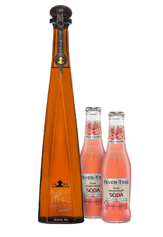 טקילה דון חוליו 1942 + 2 פיבר טרי אשכולית