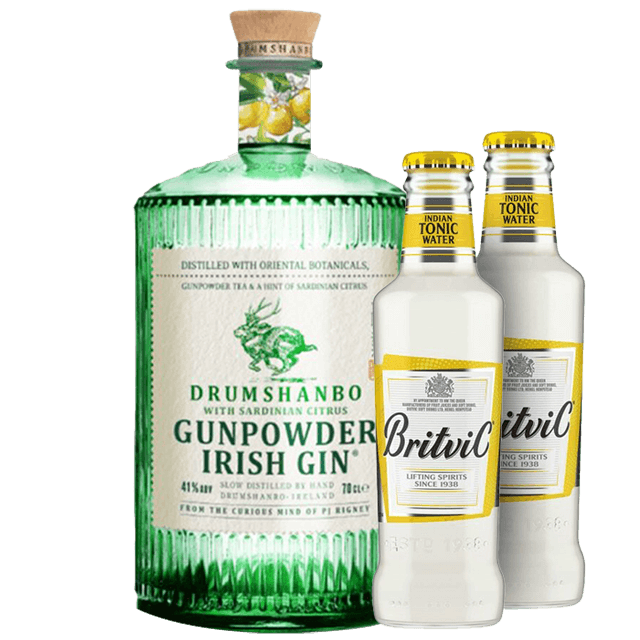 ג'ין דרמשנבו גאנפאודר לימונים + זוג בריטוויק טוניק